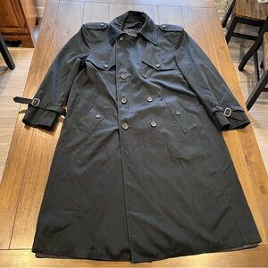 Vintage London Fog Women’s Black Trench Coat
